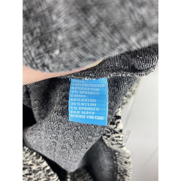 J. McLaughlin Black White Shift Dress Bell Sleeves Knee Length Size XS Career - Picture 5 of 6